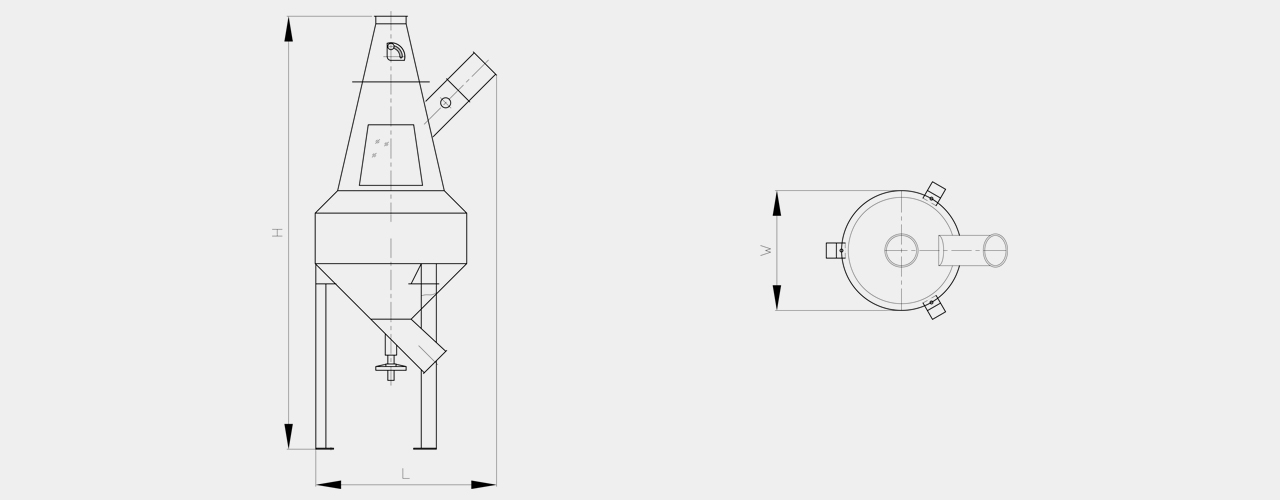 Conical Aspirator Drawing